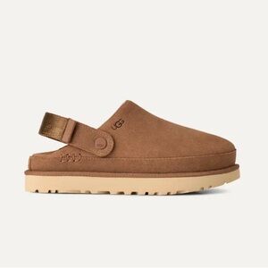 NIB UGG Goldenstar Clog Chestnut Suede
